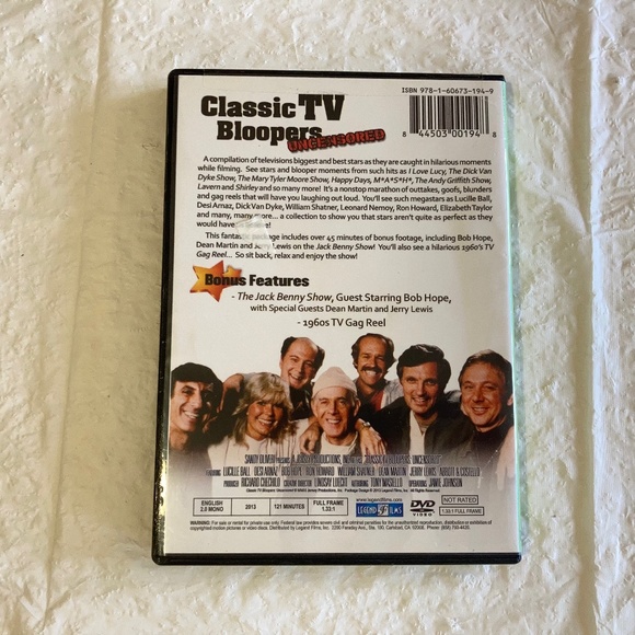 Classic TV Bloopers Uncensored DVD - Picture 4 of 4